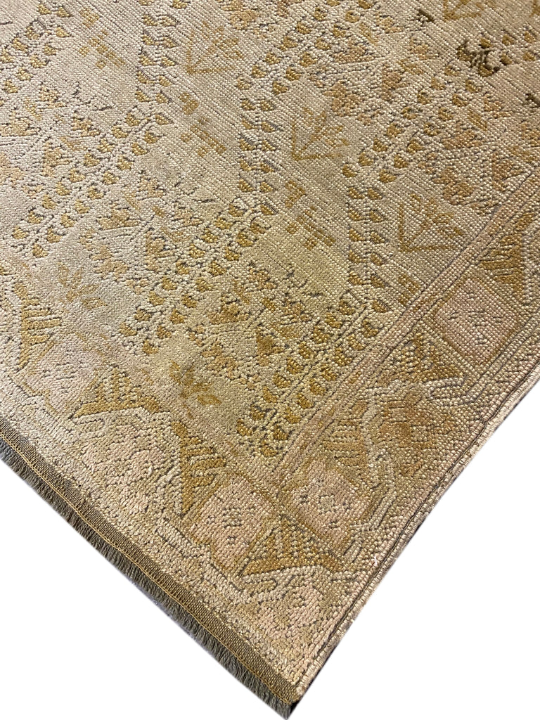 10.5 x 13.6 Authentic Antique Ziglar Oushak Designer Rug #F-6486