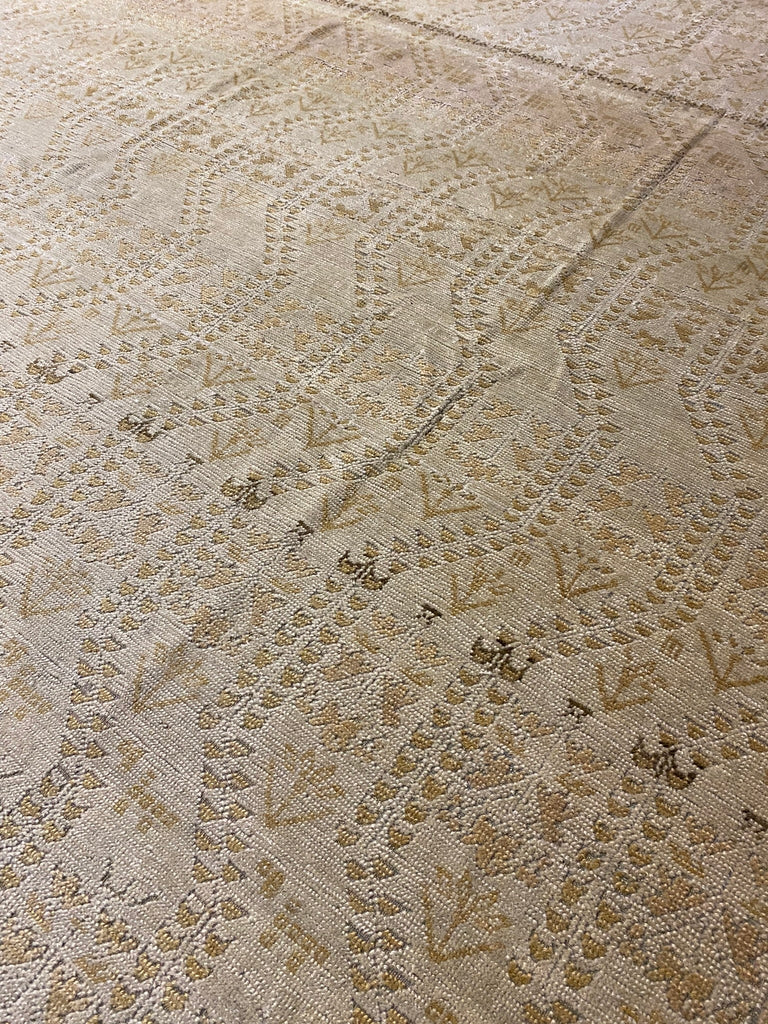 10.5 x 13.6 Authentic Antique Ziglar Oushak Designer Rug #F-6486