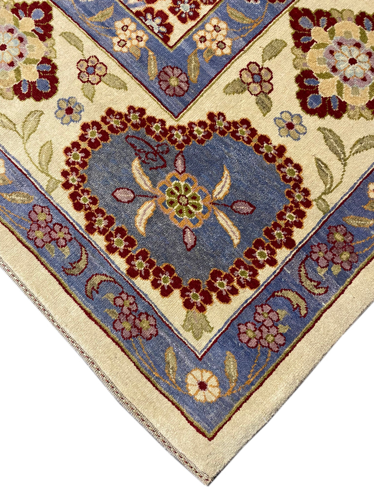 12.0 x 16 Amazing French Handmade Large Rug #F-6487