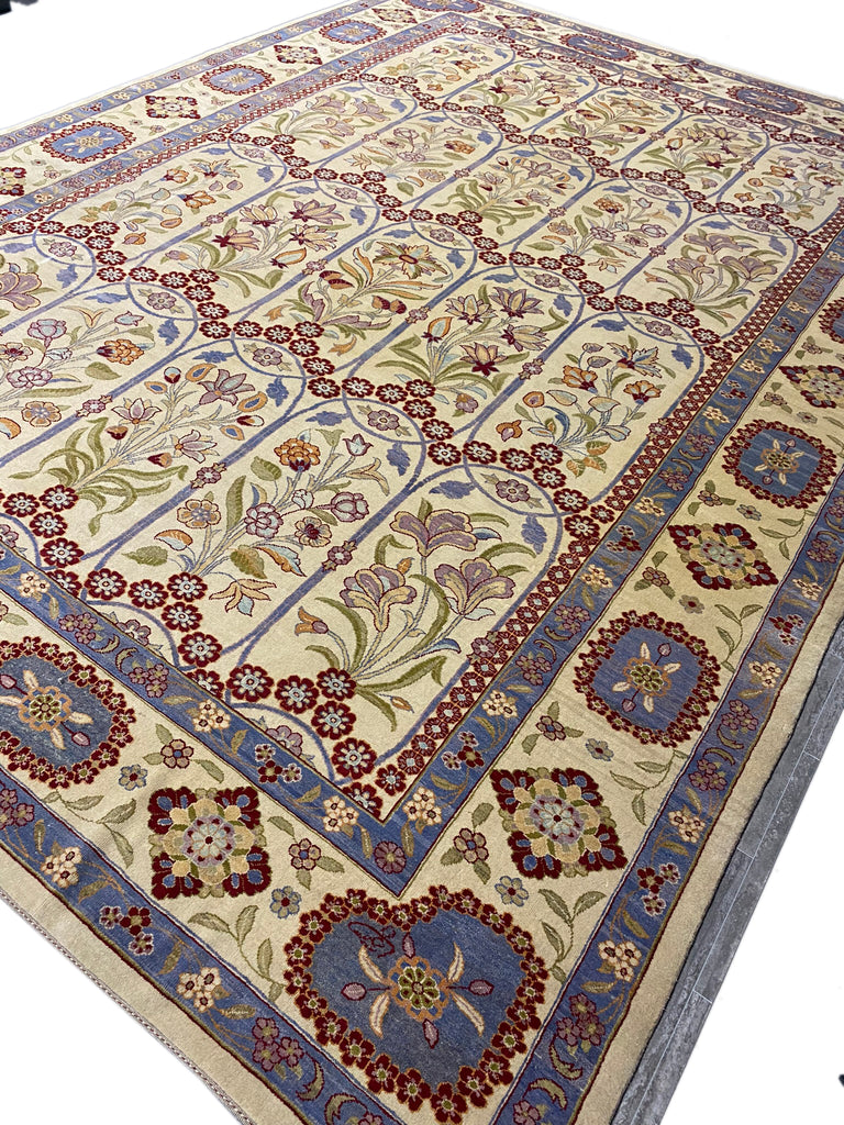 12.0 x 16 Amazing French Handmade Large Rug #F-6487