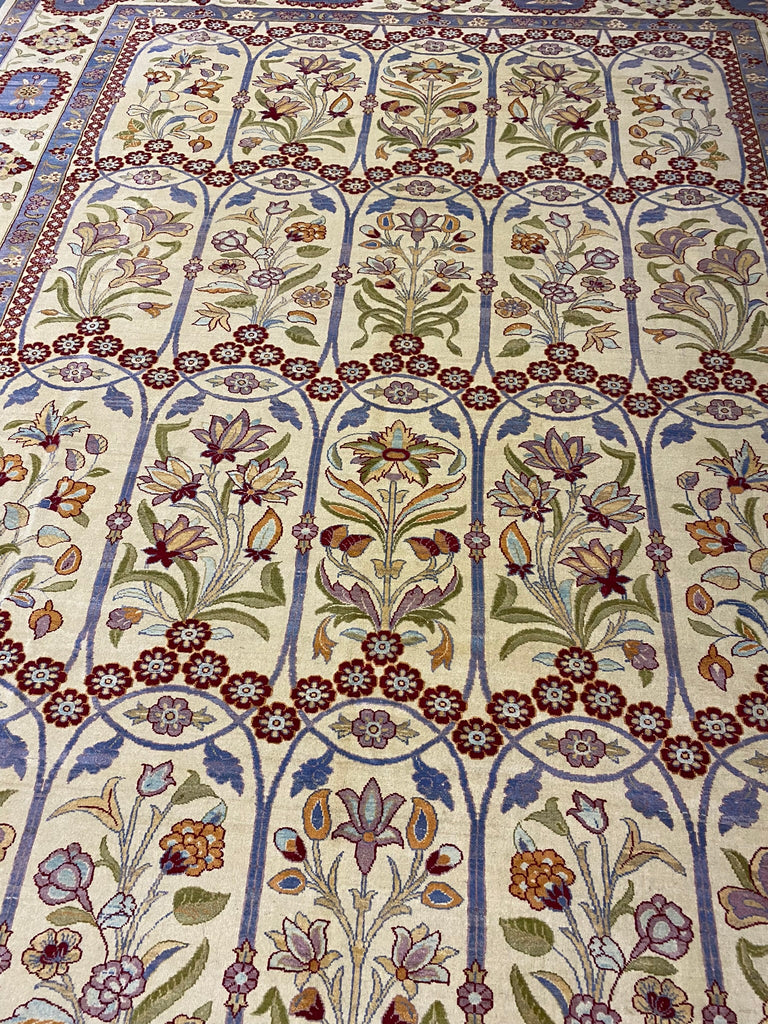 12.0 x 16 Amazing French Handmade Large Rug #F-6487
