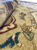 Load image into Gallery viewer, 14 x 14.2 SQUARE Beige Vegetable Dye Chobi Rug 12415
