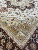 Load image into Gallery viewer, 14 x 14.2 SQUARE Beige Vegetable Dye Chobi Rug 12415