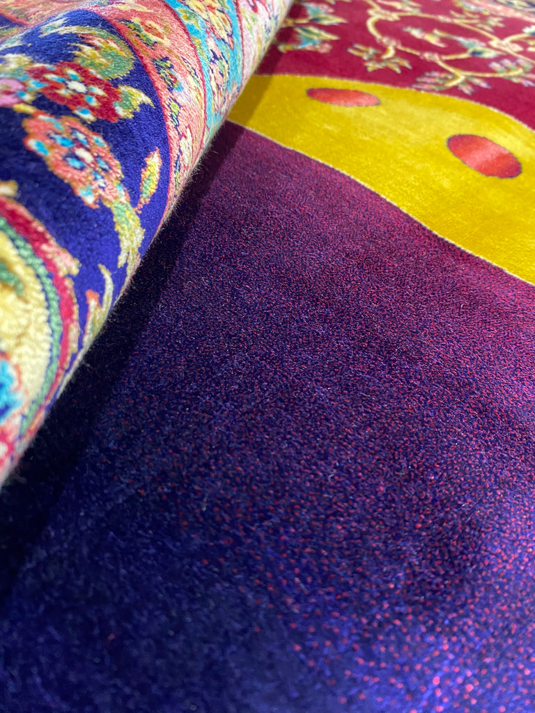 4 x 6 Unique Persian Pattern Turkish Rug Silk #F-6490