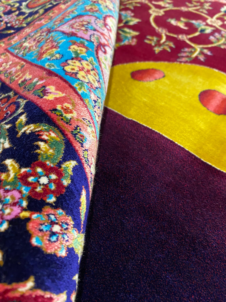 4 x 6 Unique Persian Pattern Turkish Rug Silk #F-6490