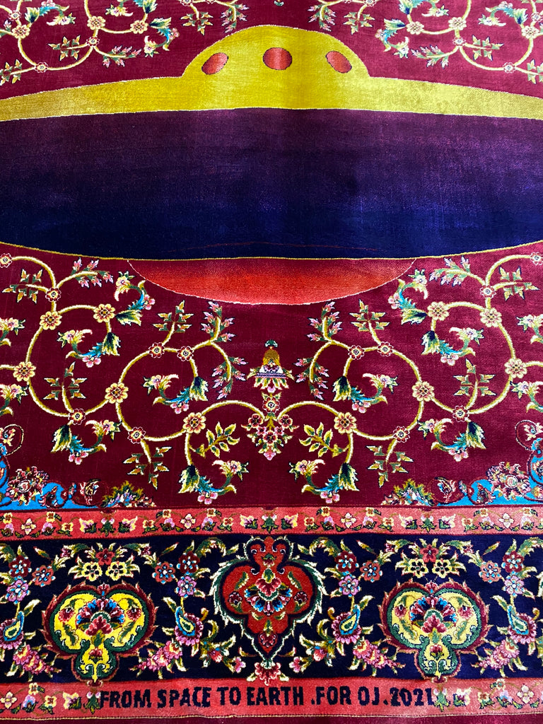 4 x 6 Unique Persian Pattern Turkish Rug Silk #F-6490