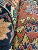 Load image into Gallery viewer, RARE 3.4 x 5.0 Authentic Persian Sarouk Mohajeran Lilihan Estate Small Rug 1930&#39;s #F-6496