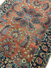 Load image into Gallery viewer, RARE 3.4 x 5.0 Authentic Persian Sarouk Mohajeran Lilihan Estate Small Rug 1930&#39;s #F-6496