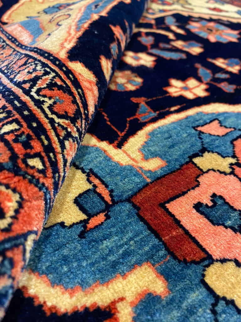 4.5 x 7.0 Authentic Antique Sarouk Ferahan Rug 1900's #F-6497