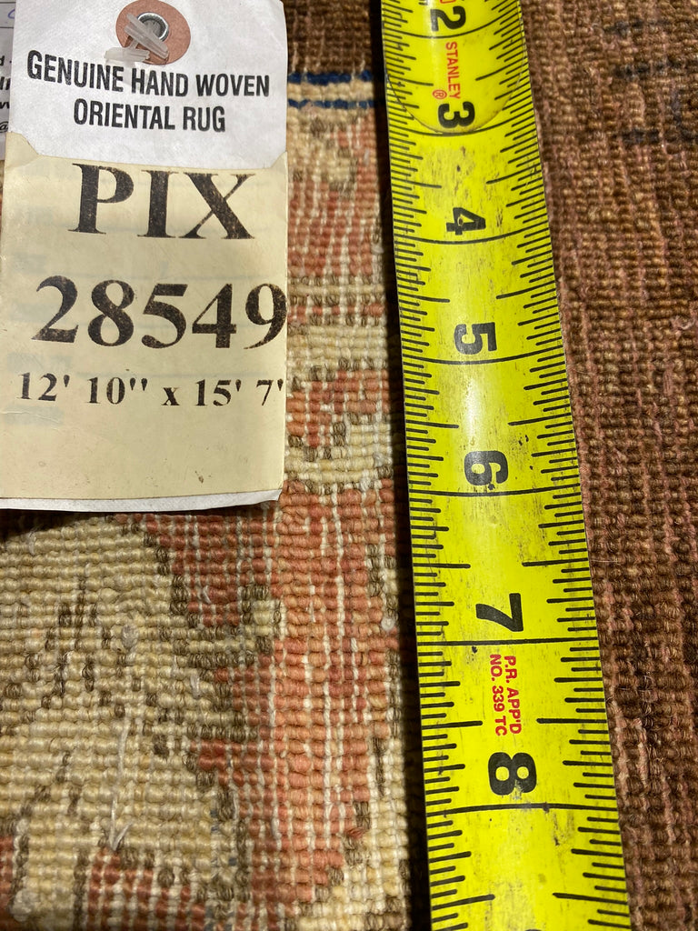 12.10 x 15.7 New Transitional Ziglar LARGE Rug Natural Wool #PIX-28549