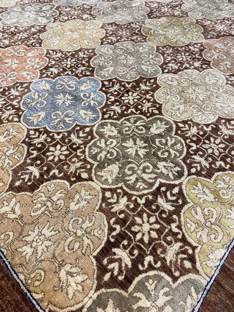 12.10 x 15.7 New Transitional Ziglar LARGE Rug Natural Wool #PIX-28549