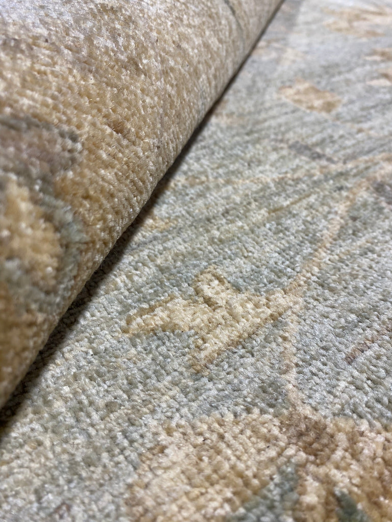 13.9 x 15.8 SQUARISH Neutral Chobi Peshawar Rug 15473