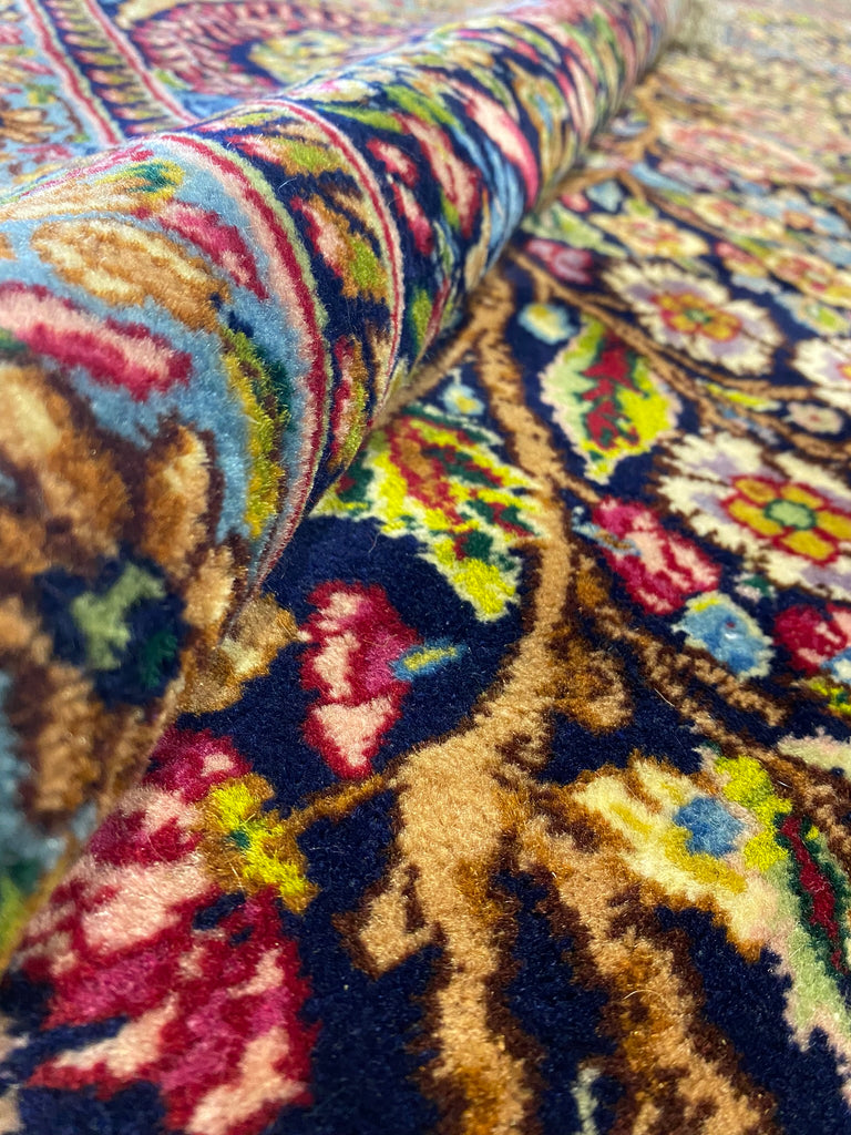 11.4 x 16 Authentic Persian Lavar Kerman 1970's #PIX-2869