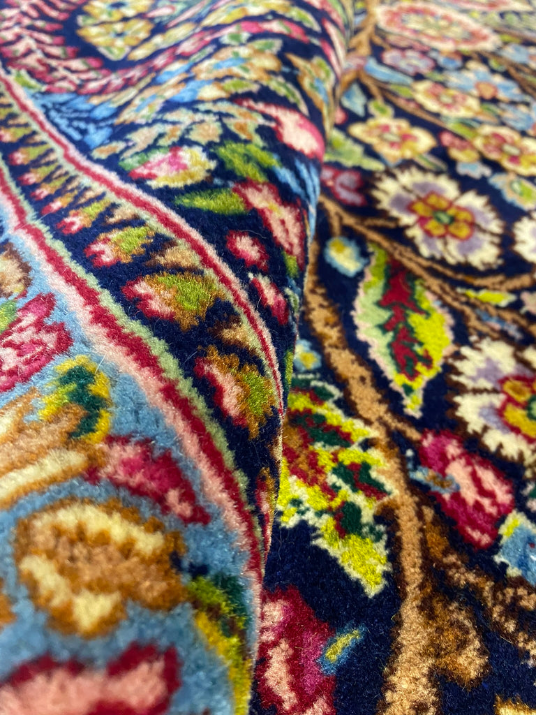 11.4 x 16 Authentic Persian Lavar Kerman 1970's #PIX-2869