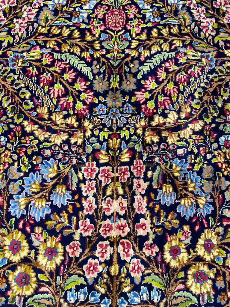 11.4 x 16 Authentic Persian Lavar Kerman 1970's #PIX-2869