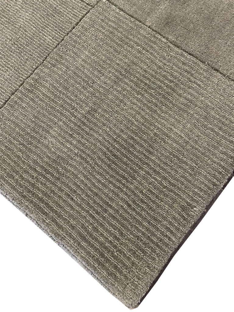 8 x 11 Hand-Tuftted Contemporary Rug medium Solid BROWN Rug #F-5441