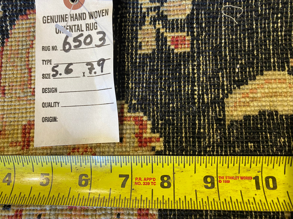 5.6 x 7.9 Beautiful Quality Hand-Knotted Chobi Rug #F-6503