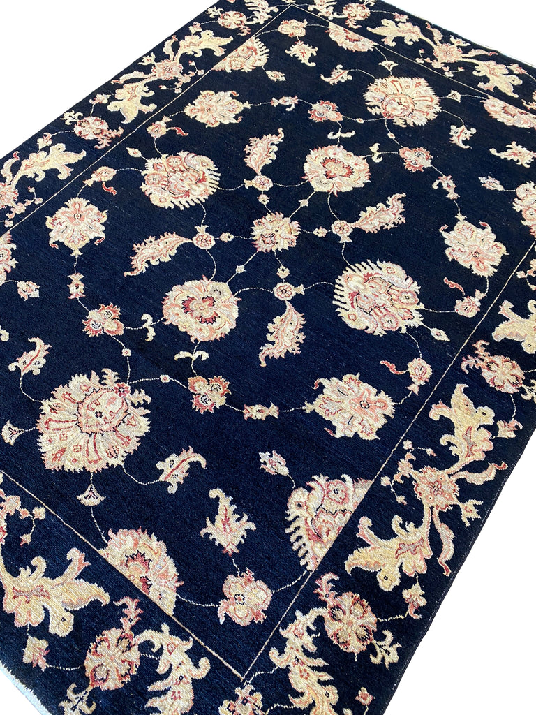 5.6 x 7.9 Beautiful Quality Hand-Knotted Chobi Rug #F-6503