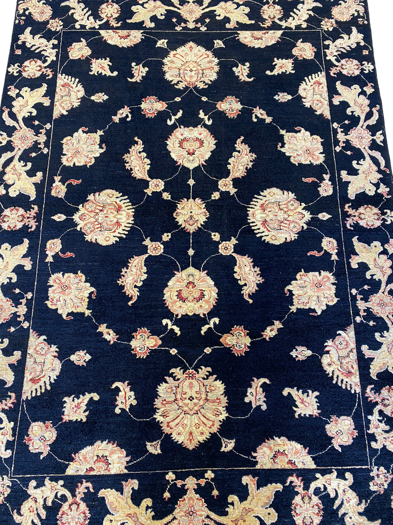 5.6 x 7.9 Beautiful Quality Hand-Knotted Chobi Rug #F-6503