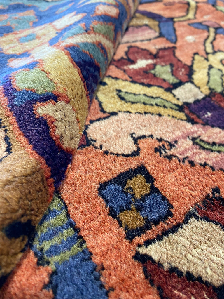 8.4 x 11.4 Antique Hooked Persian Rug #PIX-23575