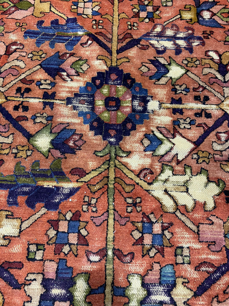 8.4 x 11.4 Antique Hooked Persian Rug #PIX-23575