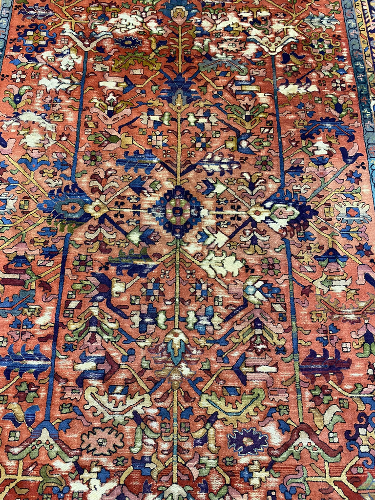 8.4 x 11.4 Antique Hooked Persian Rug #PIX-23575