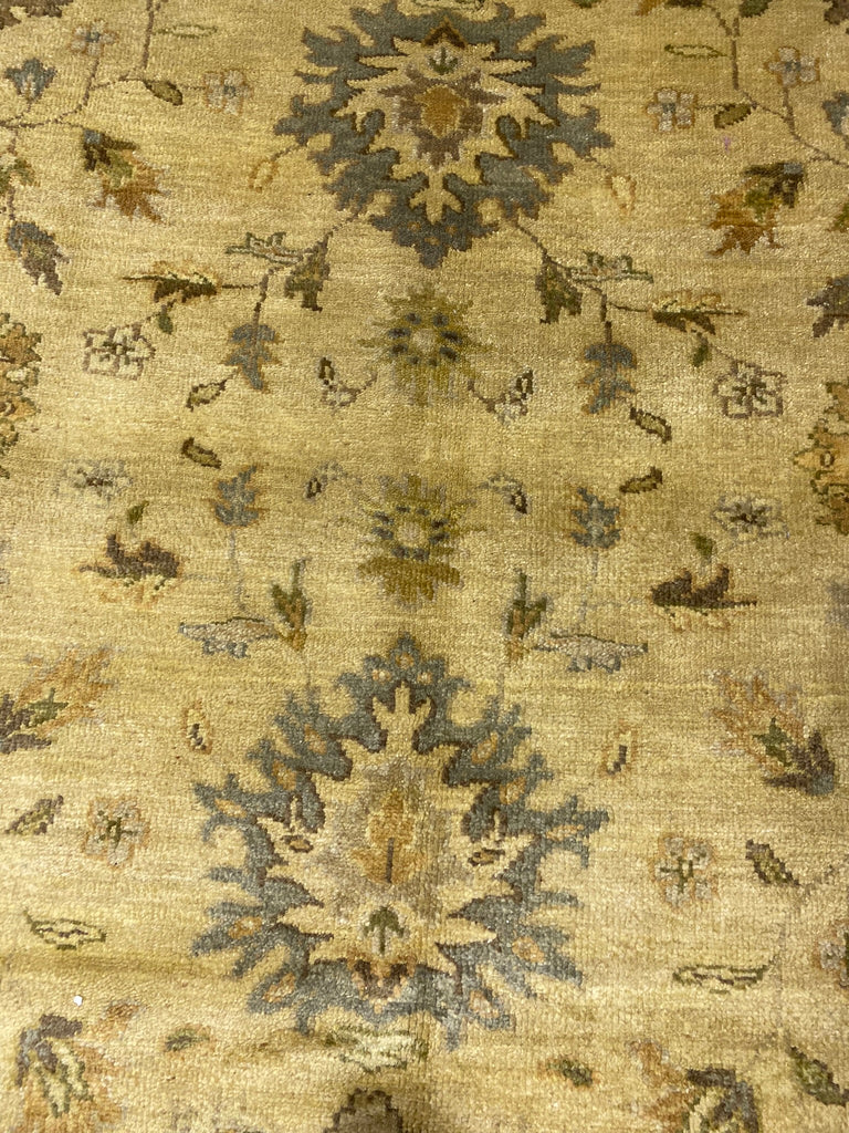 8.2 x 10 New Oushak Rug Handmade India Quality Wool #F-6511