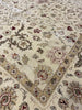 Load image into Gallery viewer, 7.11 x 9.9 Handmade Agra Rug NATURAL WOOL IVORY GREEN #F-6515