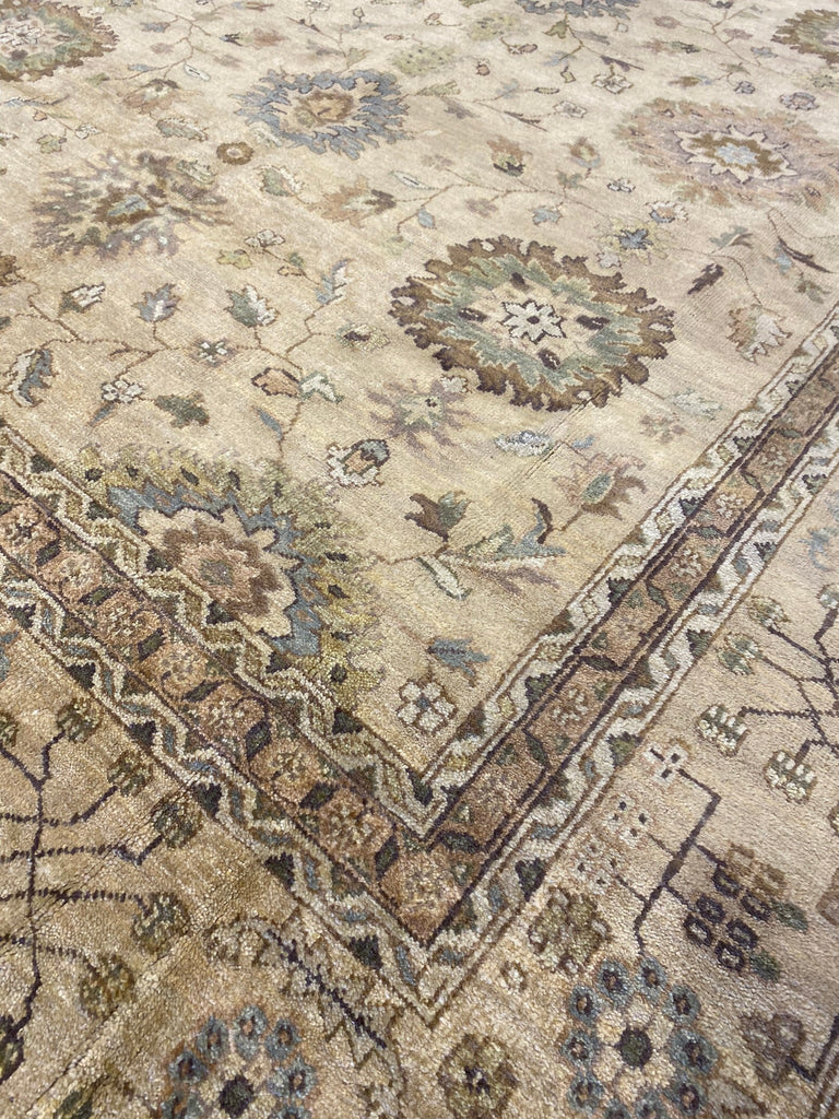 8.3 x 10 New Agra Oushak Rug Soft Natural Wool #F-6518