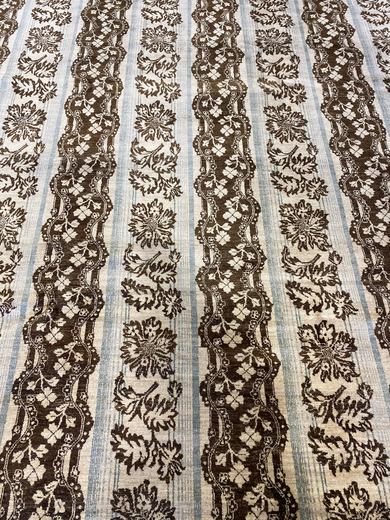 7.11 x 10.2 New Handmade Transitional Modern Quality Rug Natural Wool #F-6520