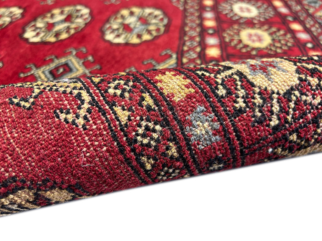 6.4 x 9.1 Classic Handmade Pakistan Bokhara Soft Wool Rug #B-3