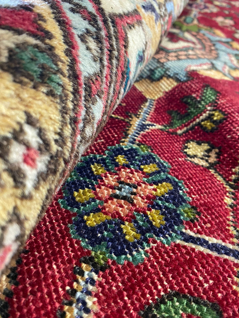 11.11 x 18 Authentic Persian Tabriz Wool Large Rug #F-6533