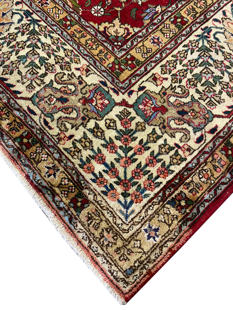 11.11 x 18 Authentic Persian Tabriz Wool Large Rug #F-6533