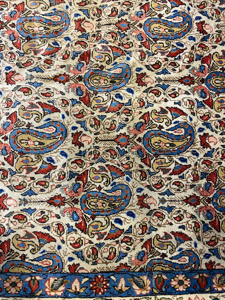 4.7 x 6.3 Authentic Antique Persian Feraghan Rug Paisely #F-6535