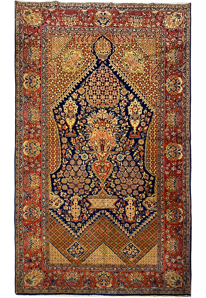 4' x 7' Authentic-Antique-Persian-Debir-Kashan-Rug.jpg