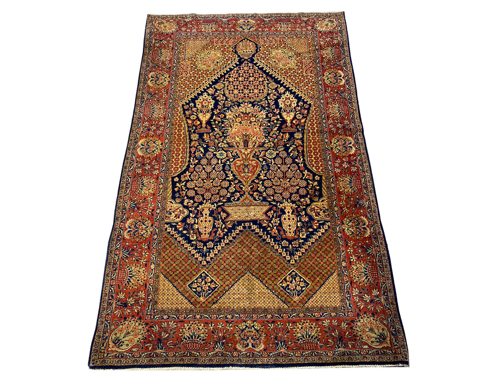 4' x 7' Authentic-Antique-Persian-Debir-Kashan-Rug.jpg