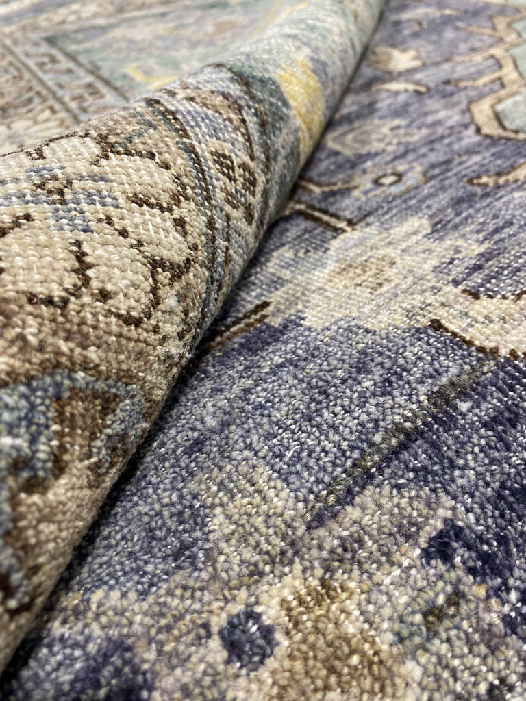 12 x 15 Amazing Decorative Handmade Oushak Large Rug GRAY BIRDS #F-6551