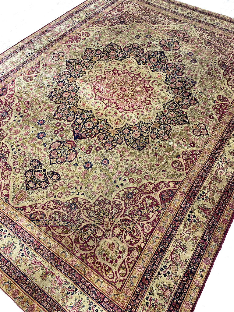 10 x 13.3 Authentic Antique Persian Kermanshah Rug #F-6553