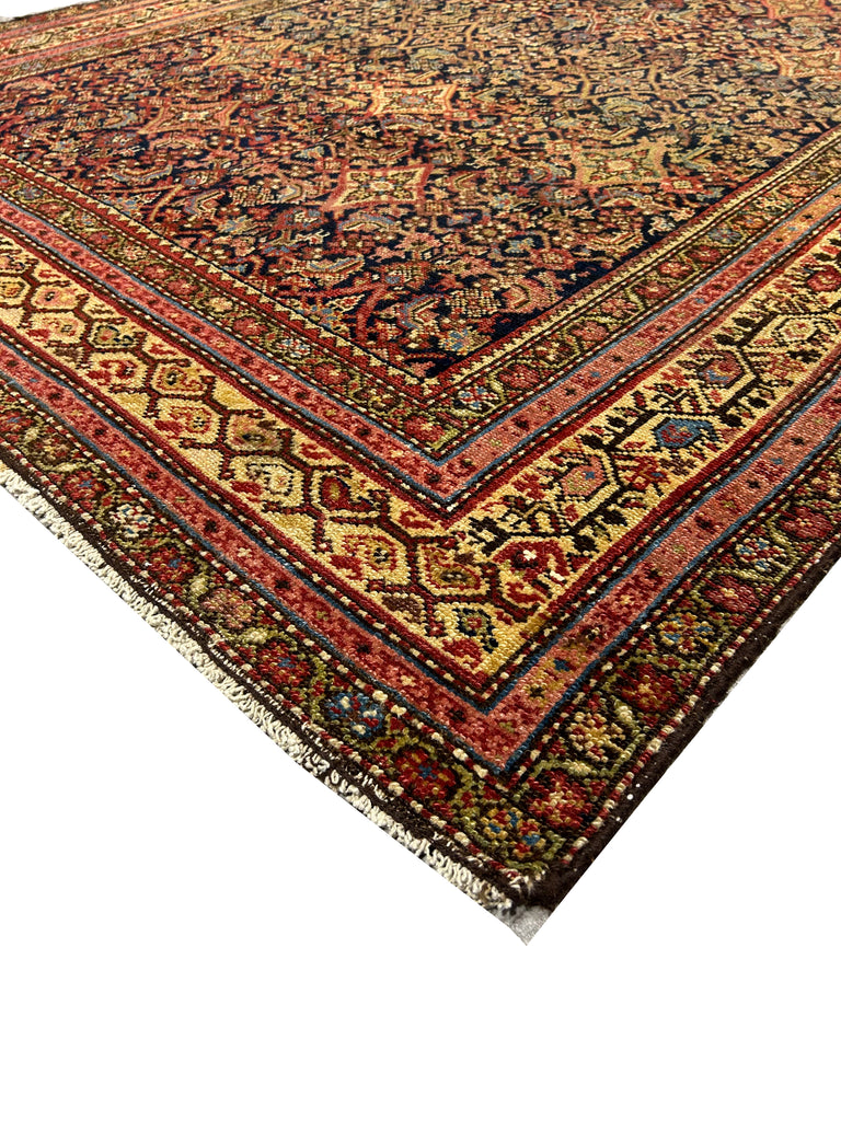 4' x 8' Semi-Antique-Persian-Malayer-Herati-Wide-Runner-Rug-1950's.jpg