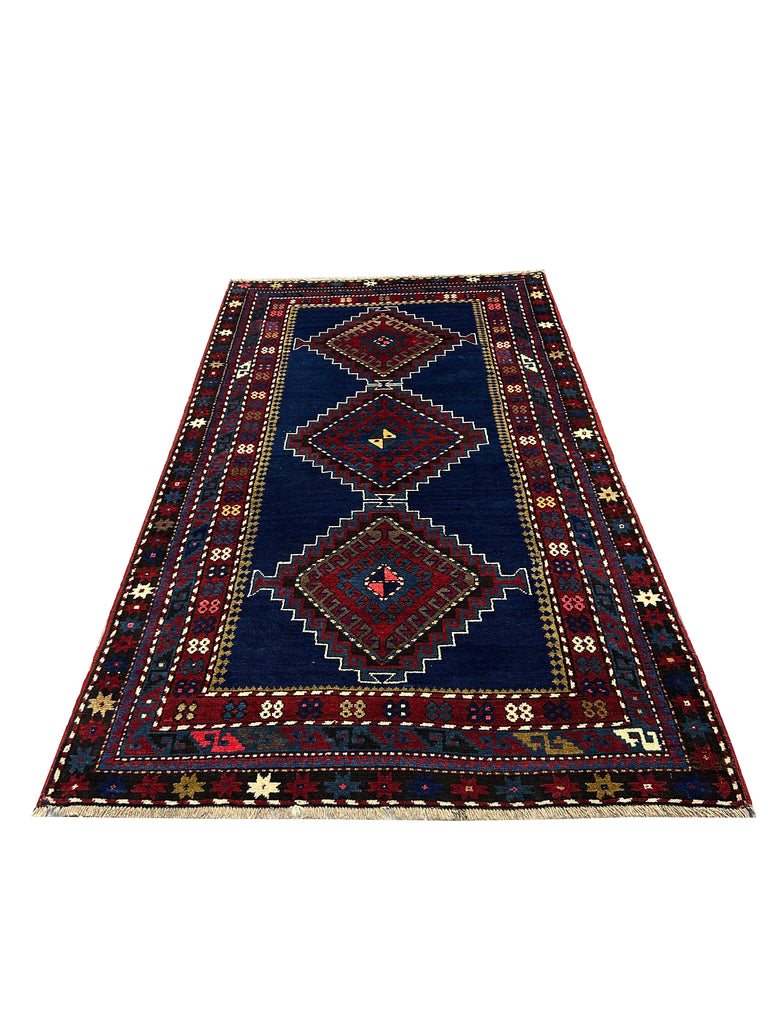 4' x 8' Antique-Aegean-Blue-Russian-Kazak-Runner-Rug.jpg