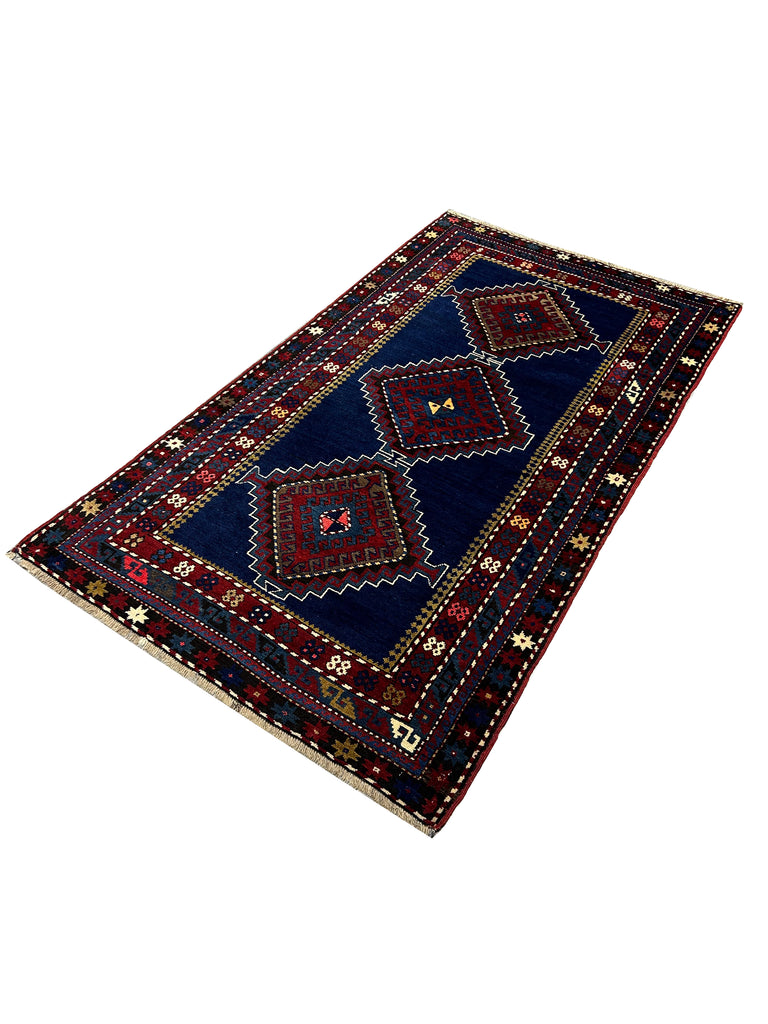 4' x 8' Antique-Aegean-Blue-Russian-Kazak-Runner-Rug.jpg