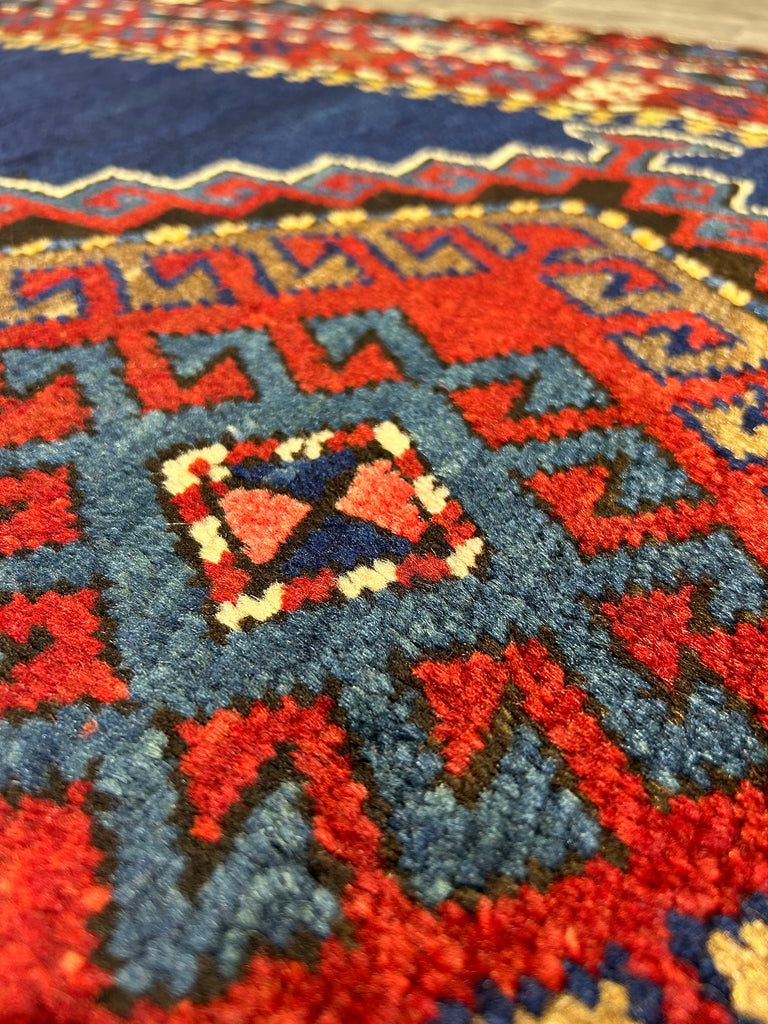 4' x 8' Antique-Aegean-Blue-Russian-Kazak-Runner-Rug.jpg
