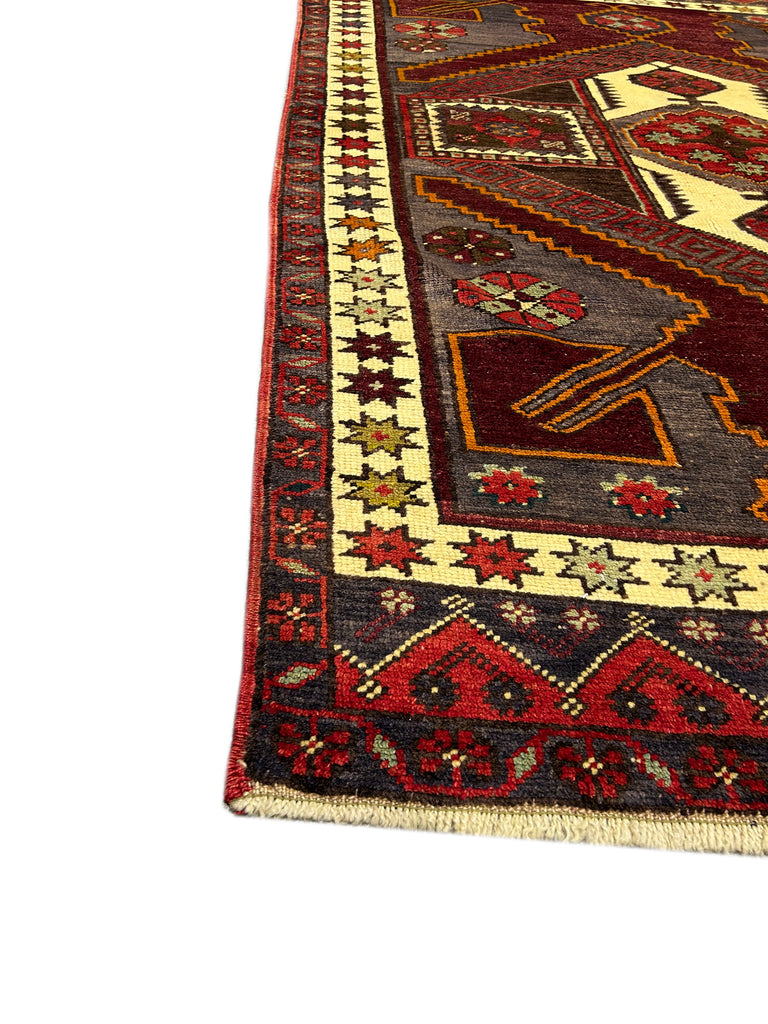 4.7 x 7' Antique Russian Kazak Early 1900's PIX-12635