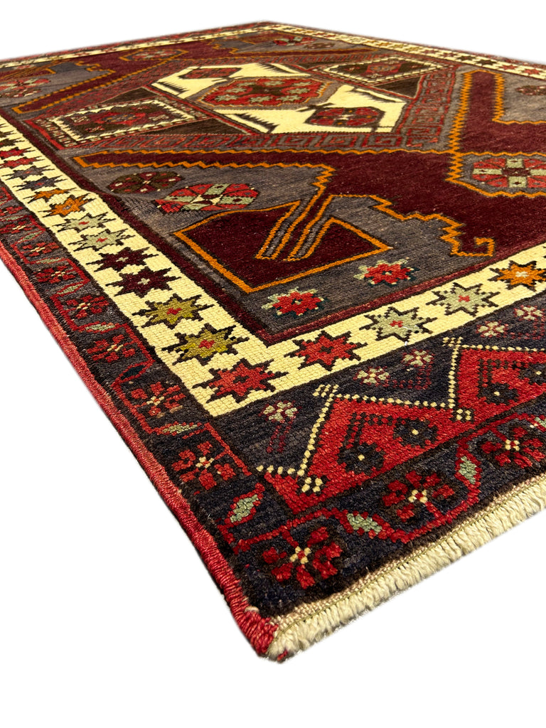 4.7 x 7' Antique Russian Kazak Early 1900's PIX-12635