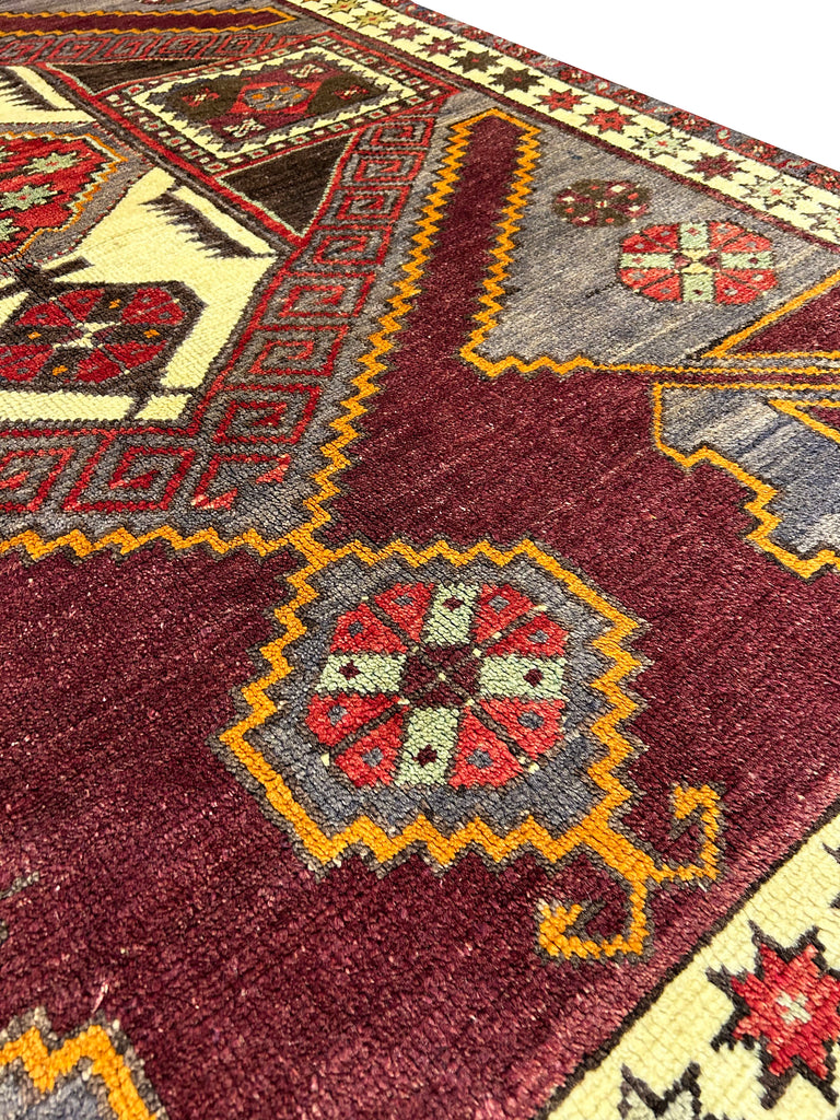 4.7 x 7' Antique Russian Kazak Early 1900's PIX-12635