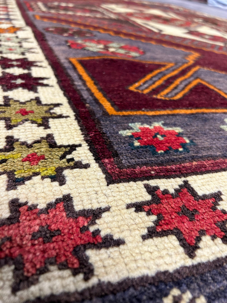 4.7 x 7' Antique Russian Kazak Early 1900's PIX-12635