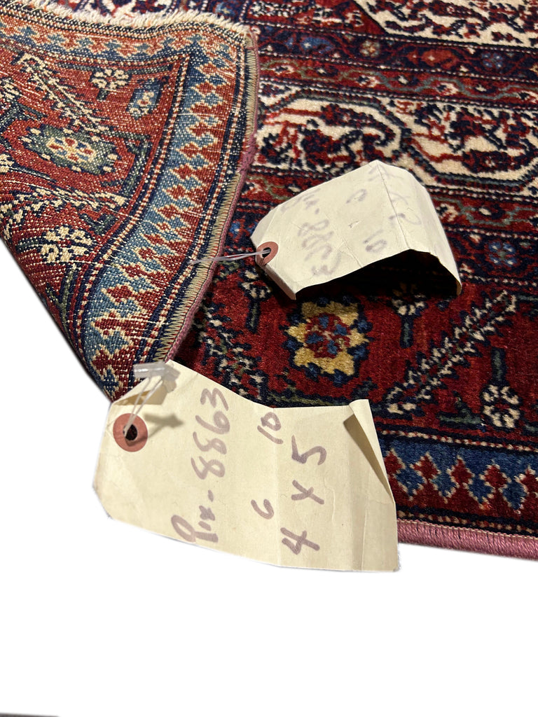 4.6 x 5.10 Antique Persian Seneh Rug 8863