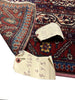 Load image into Gallery viewer, 4.6 x 5.10 Antique Persian Seneh Rug 8863