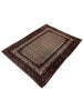 Load image into Gallery viewer, 4.6 x 5.10 Antique Persian Seneh Rug 8863