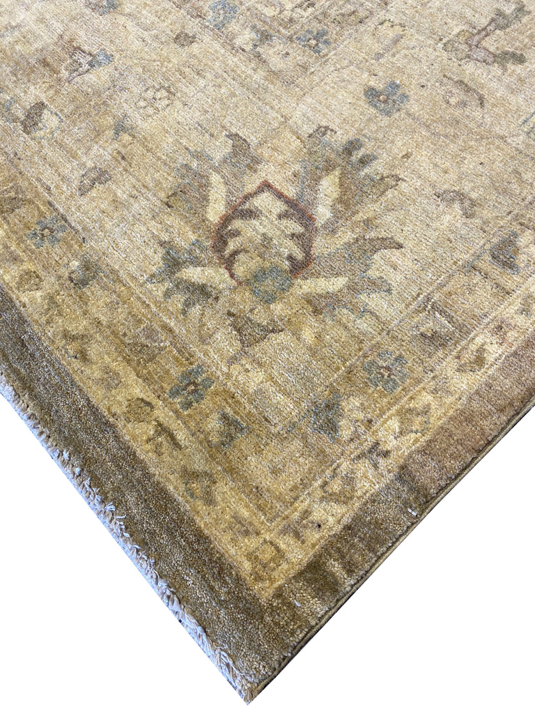 12' x 15' Green Large Chobi Peshawar Rug 15412